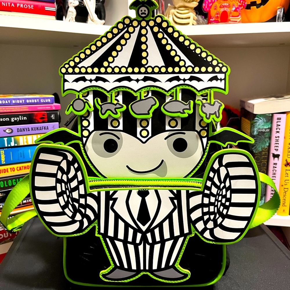 ‼️Final Price‼️Loungefly Beetlejuice Carousel Backpack
